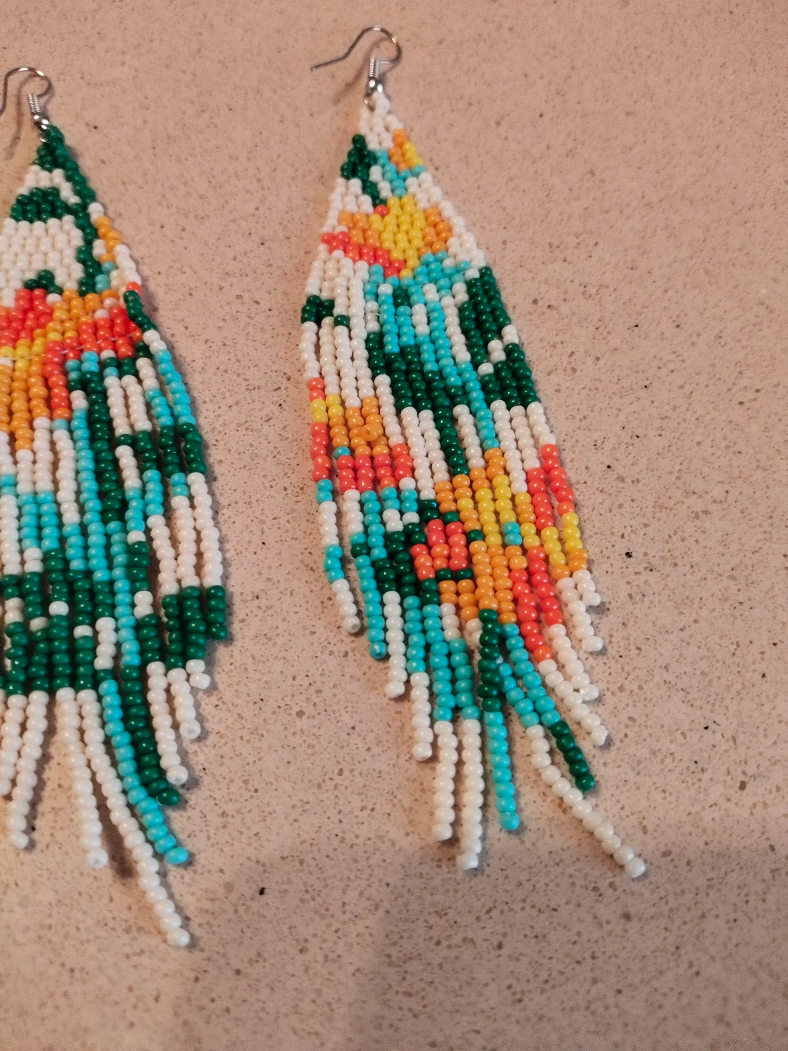 Pendientes de cuentas multicolor 🌈 – photo 4